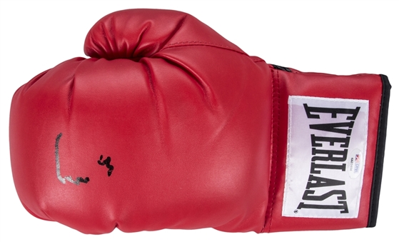 Muhammad Ali Signed "Cassius Clay" Everlast Boxing Glove (PSA/DNA)